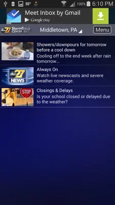 abc27 Weather android App screenshot 0